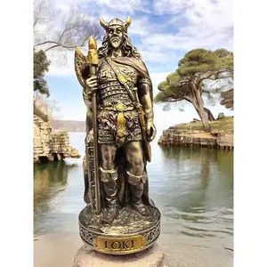 Loki, Norse God of Mischief and Trickery, Miniature Statue by Veronese Design