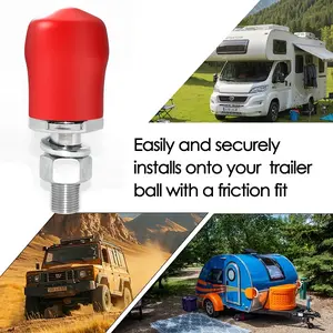 6-Pack Trailer Hitch Ball Covers, 1-7/8",2",2-5/16" Towing Ball Dustproof Antirust Protective Caps, fit SUV Trucks RV Boat Caravan Trailer Ball & More Accessories