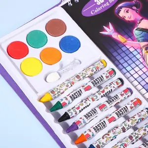 K-Pop Anime Paint Coloring Book  Drawing Book Safe Painting Coloring Graffiti Book，Kpop Drawing Art Kit Gifts for Kids Girls Boys Teens, Art Set ,Crayons,Colors Brush Paint Pens for  Painting, Card Making, DIY & Art Supplies modelpaintingm.