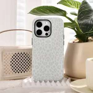Snow White Leopard iPhone Case: Personalized Full Wrap Cover