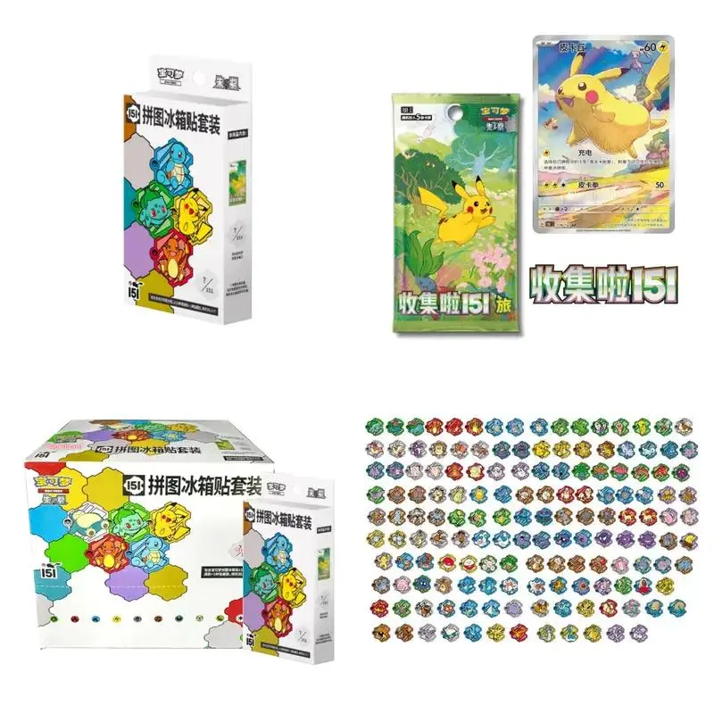 151 Travel Puzzle Fridge Magnet Set 151C (CN): Pokémon TCG (Live Rip)