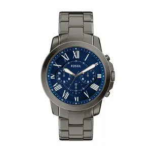 Fossil Men's Grant Chronograph Gunmetal Stainless Steel Watch