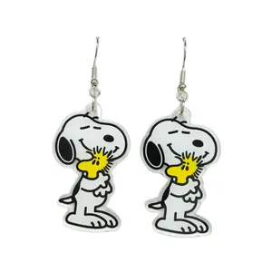 Snoopy With Woodstock Earrings