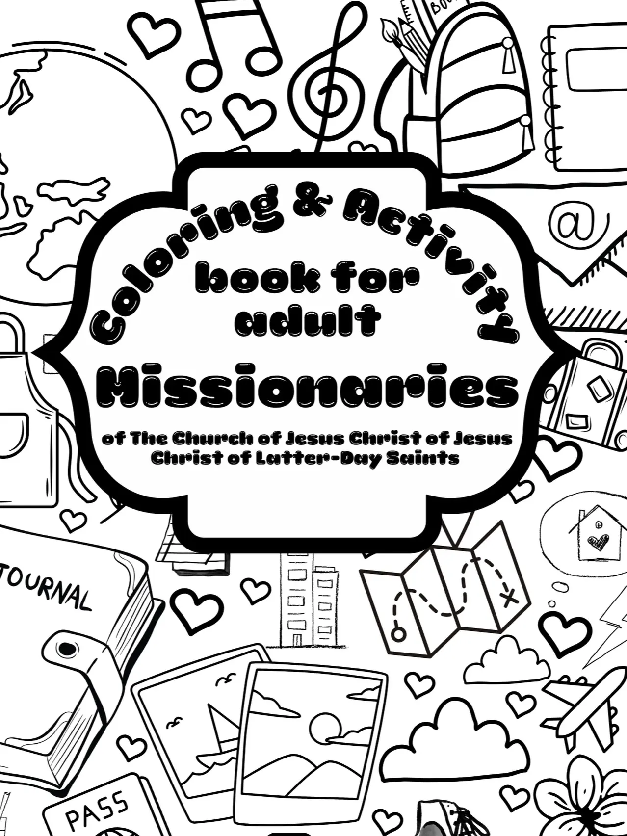 Missionary Adult Coloring Book