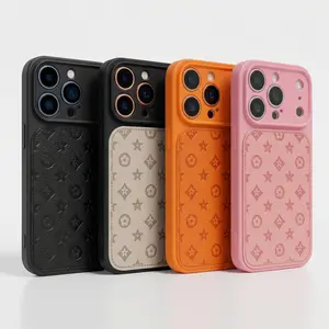 Suitable for iPhone 17, 16, 15, 14, 13 Pro Max, Viral high-endleather pattern phone case,leather phone caseforbothboys and girls.17 pro max case/16 plus case/15 pro max case
