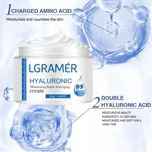 Face Cream Hyaluronic Acid Collagen Reducing Fine Lines Facial Care Anti Wrinkle Moisturizing Brightening Skin Tone Night Creams