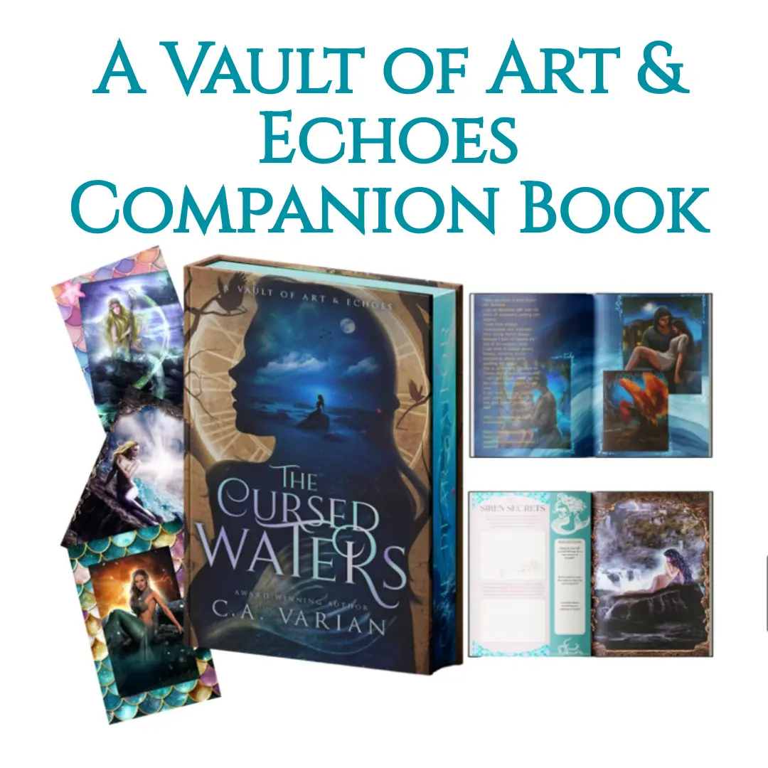 A Vault of Art & Echoes Companion Book - Presale Mermaid Art, Bonus Scenes, Activities & More, Unique Design for Enchantment