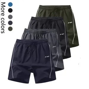 Clean Gent 4-pack men’s drawstring fitness shorts with pockets—breathable, comfortable, quick-drying shorts suitable for gym and running; casual men’s shorts.