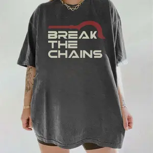 Break The Chains Red Rising T-Shirt, Red Rising Howlers Tee Gift For Book Lover Cotton Casual Tee, Gift For Women, Gift For Man