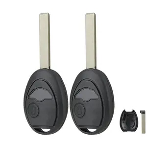 2 Replacement For 2002 2003 2004 2005 BMW Mini Cooper S R50 R53 Remote Car Key Fob Shell Case 2 Button