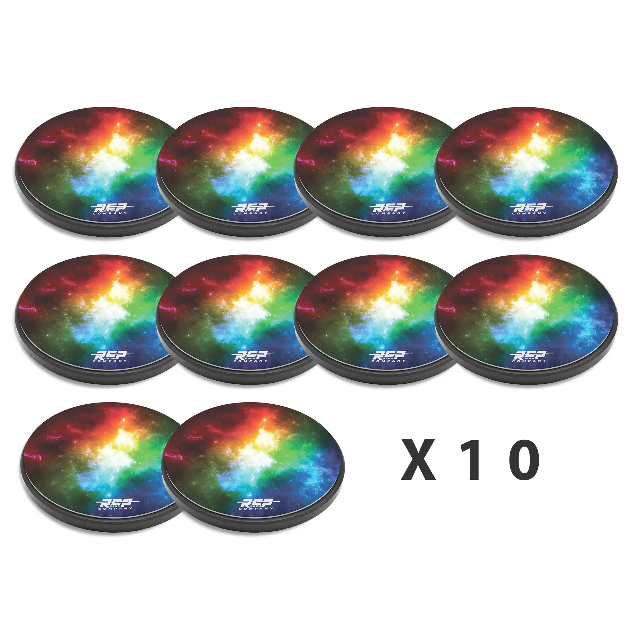 RCP Flex Series™  12" Galaxy Practice Pad – 10 Pack