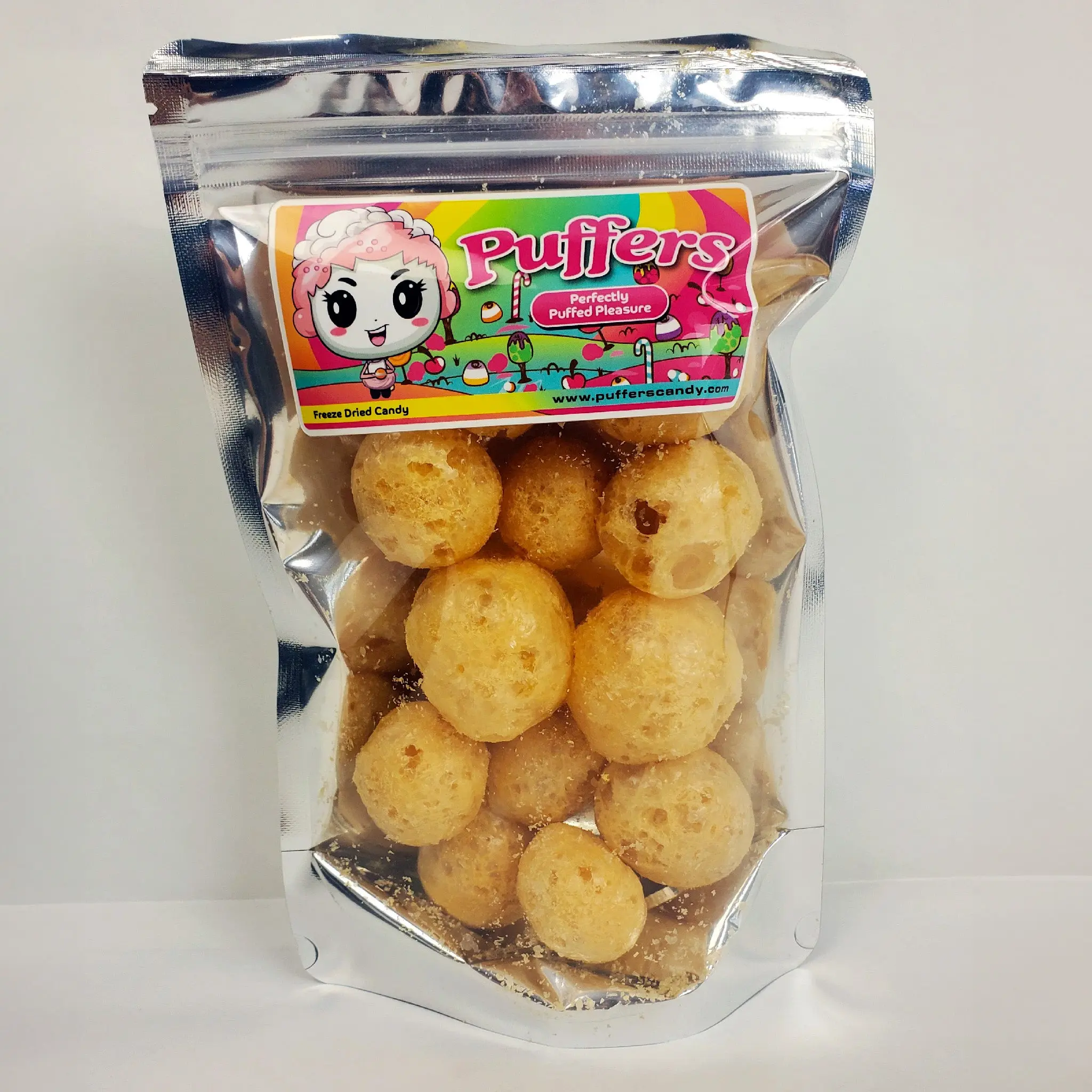 Puffed Caramels - Freeze Dried Candy Snack