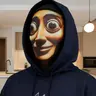 Funny Role-Playing Cool Props, Breathable Full Face Costume Mask, Mask Cosplay, Party Face Masks, Stylish Mask Print, Polyester Knit Fabric, Perfect for Cycling, Parties, Halloween, Party Supplies