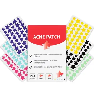 Pimple Patches for Clear Face Cute Stars Hydrocolloid Acne Patch For All Skins Skincare Pack of 240PCS/420PCS Zit Patch (10&12&14mm) Peel Salicylic