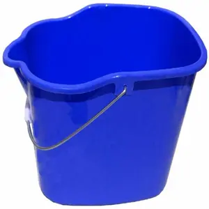 Tuff Stuff Products SB17SBL 17 qt. Square Utility Bucket, Sky Blue