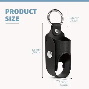 Portable Asthma Inhaler Holder, Lightweight PU Leather Case for Adults & Kids, Includes Only Stand, No Inhaler Included
