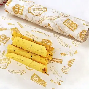 Yummy Brand 50 Sheets Beautiful Waxed Paper Food Packaging Essential For Oil-Proof Baking Good News For Food Lovers Practical Gifts For Friends And Family On Thanksgiving
