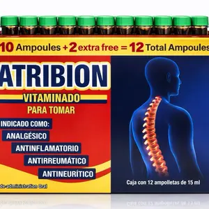 Hierro Bebible atribion vitaminado Joint and Pain support bebibles , Artribion vitaminado , Reumatismo , arthritis , Dolor espalda  12 ampulletas