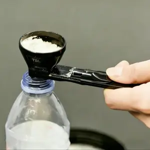 High-quality spoon, suitable for pre-workout supplements, creatine, protein powder formulas, shakes, kitchen utensils, Powder Funnel Spoon - BPA-free plastic, 2-pcs spoon capacity