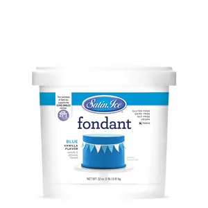 Satin Ice Vanilla Fondant Blue Vanilla  2lb