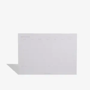 Monthly Overview Notepad