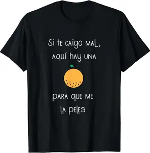 100% Cotton Camiseta Graciosa Para Latinos Hispanos Tee in Spanish T-Shirt