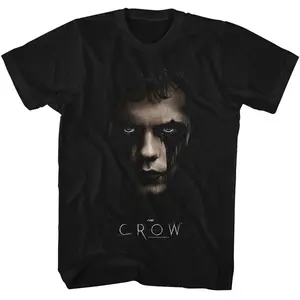 The Crow 2024 Movie Eric's Face Bill Skarsgard Men's T Shirt All Colors, Gift for Women Men, Made In USA, US Size S-6XL, 100% cotton, Classic Fit, Unisex T-Shirt