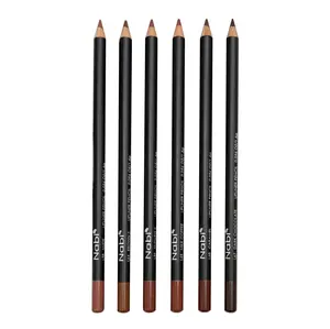 Nabi Lip Liner Pencil Set of 6 [NEW Browns]