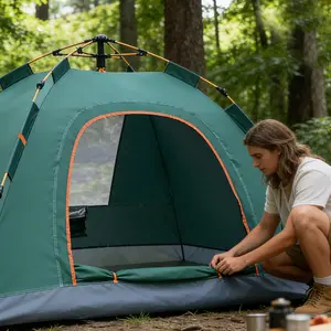 【Ultra Lightweight】 Outdoor Tent That Can Be Quickly Set Up, with Good Ventilation And Lighting, Mosquito And Insect Prevention. It Is The Preferred Choice for Personal And Family Camping Portable Instant Canopy Windproof Portable Tent