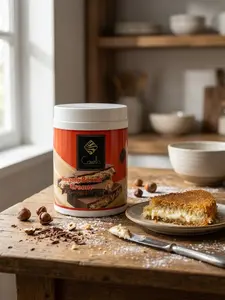 Kunafa Kinder Bonna Cream Spread – Dubai Style Dessert Filling for Croissants & Cakes | Cavella 2lb (1kg)