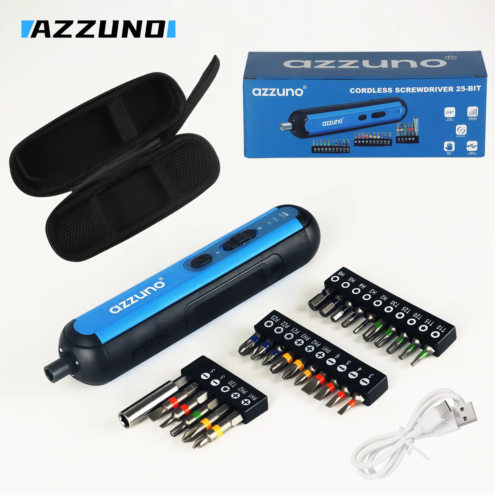AZZUNO,Electric screwdriver-LSP001,/4V Lithium cordless  screwdriver/ Cordless Electric Screwdriver/Setpower screwdriver 2torque setting