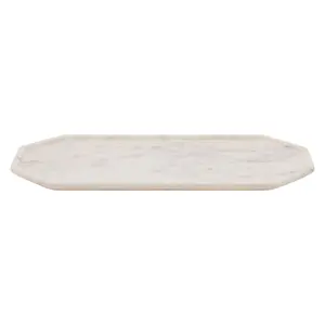 Large White Marble Serving Tray