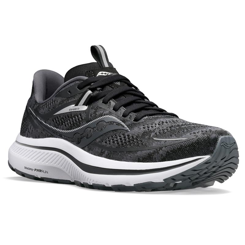 Saucony Womens Omni 21 Running Sneakers Shoes - Black