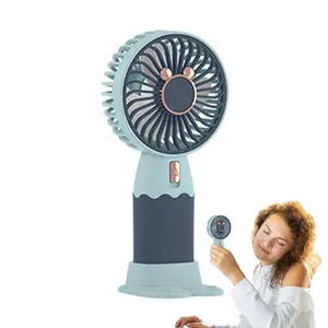 Mini Hand Held Fan Portable Folding Desk Fan Cooler Cooling USB Rechargeable Fan