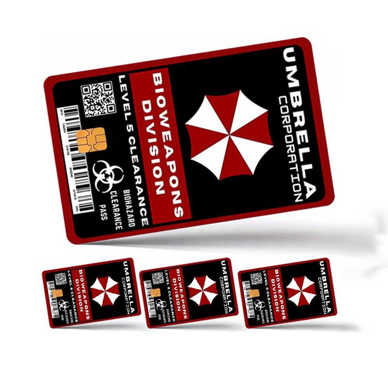 Umbrella Corporation Bioweapons Division Credit Card Skin – Bold and Durable Custom Card Cover