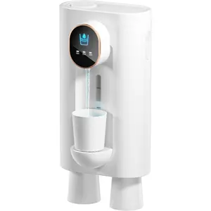 Smart Touchless Mouthwash Dispenser – Automatic Electric Dispenser with LED Display, 3 Adjustable Volumes, 2 Magnetic Cups, USB Rechargeable