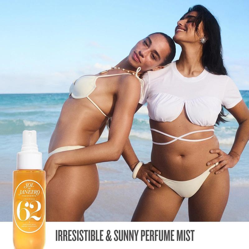 Sol de Janeiro Bum Bum Jet Set - Travel-Friendly Shower Cream-Gel, Bum Bum Cream & Cheirosa 62 Perfume Mist Kit