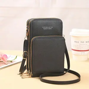Women's Crossbody Phone Wallet with RFID Blocking, Touchscreen-Compatible Purse, Stylish Shoulder Bag for Daily Use, Fashionable Crossbody Bag