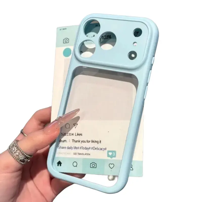 Instantly Transform Into 17ProMax Series Phone Case for IPhone 17 Air 16 15 14 13 12 11 Pro Max Plus Original Transparent Cover