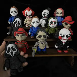 Flexi Horror Figurines -3D Printed Halloween Desk Toys, Horror Decor Collectiblest