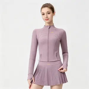 ROROlemon Cropped Jacket with Accordion Pleated Skirt Two-Piece Set