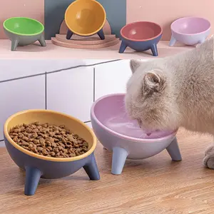 Pet Feeding Food Bowl w/ Built-in Stand