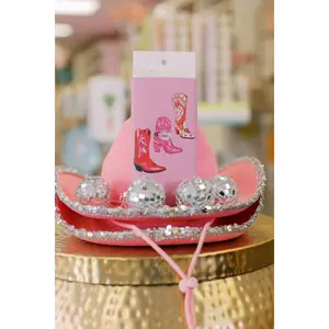 Watercolor Boots Bling Western Rodeo Cowgirl Slim Can Cooler