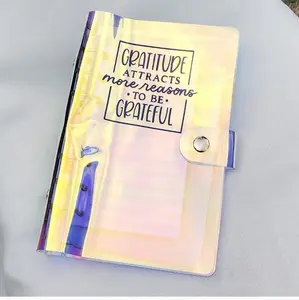 Grateful Translucent Clear Beauty Binder Journal