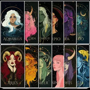 Diamond Painting Kit, Twelve Constellations Design, Full Round Diamonds, DIY Home Decor Art, Frameless Handmade Craft, Great Gift