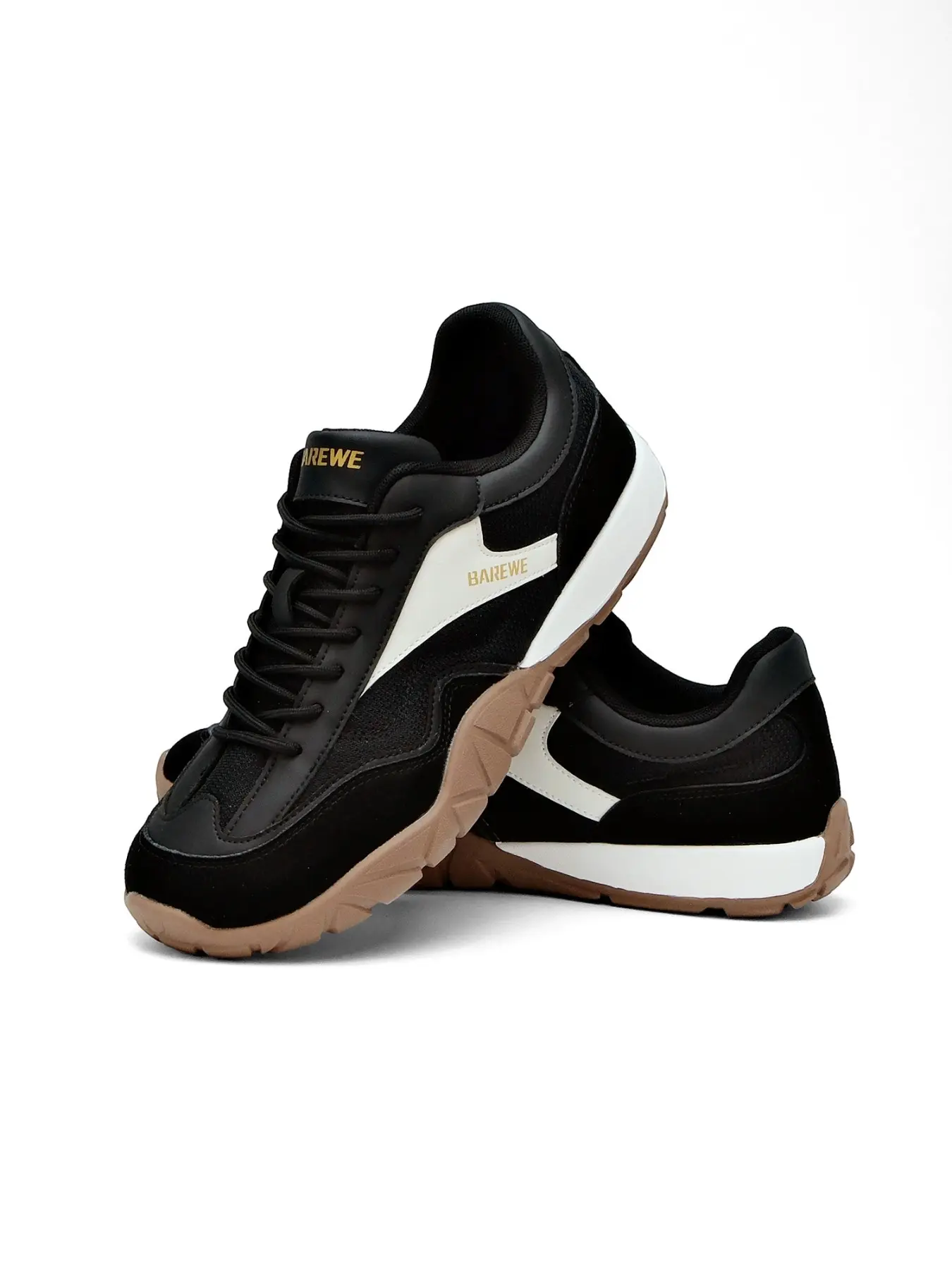 Barewe Wide-Head Shoes for Spring/autumn, Toe Box Expander, Non-Slip Outsole, Breathable Lightweight Walking Hiking Shoes, Comfortable Footwear, Lightweight Outdoor Shoes