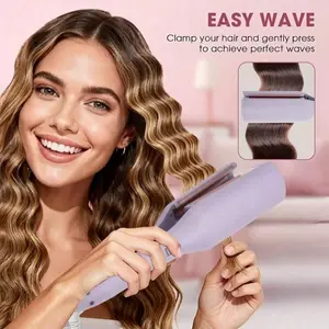 Hair Curling Iron Waver, Deep V Egg Roll Styling Tool With Heat-Resistant Handle For Daily Hair Styling And Gift Option