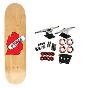 TGM Skateboards Mitten Logo Canadian Maple Skateboard Complete - Choose Size/Color