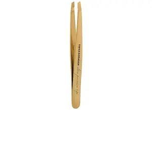 TWEEZERMAN Ultra Precision Slant Tweezer in Gold