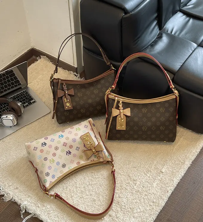 Women Geometric Pattern Backpack Convertible ShoulderBag Top Handle Tote Purse Water Resistant Travel Daypack